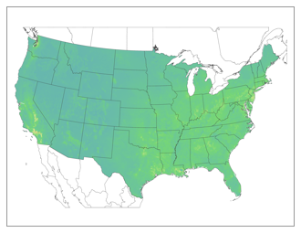 Dry deposition of oxidized nitrogen 2021-2023