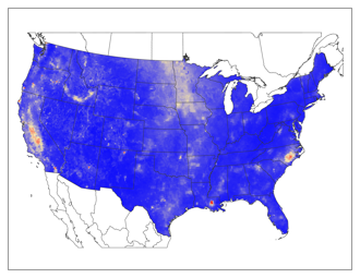 Percent of total nitrogen as dry reduced nitrogen 2000-2002