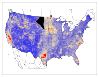 Percent of total nitrogen as dry reduced nitrogen 2021-2023