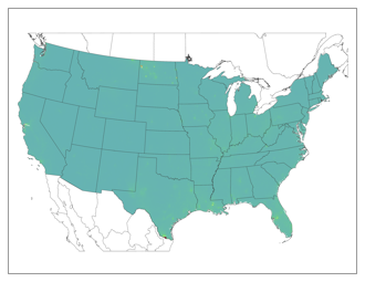 Dry deposition of sulfur 2021-2023