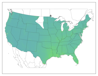 Total deposition of sulfur 2021-2023